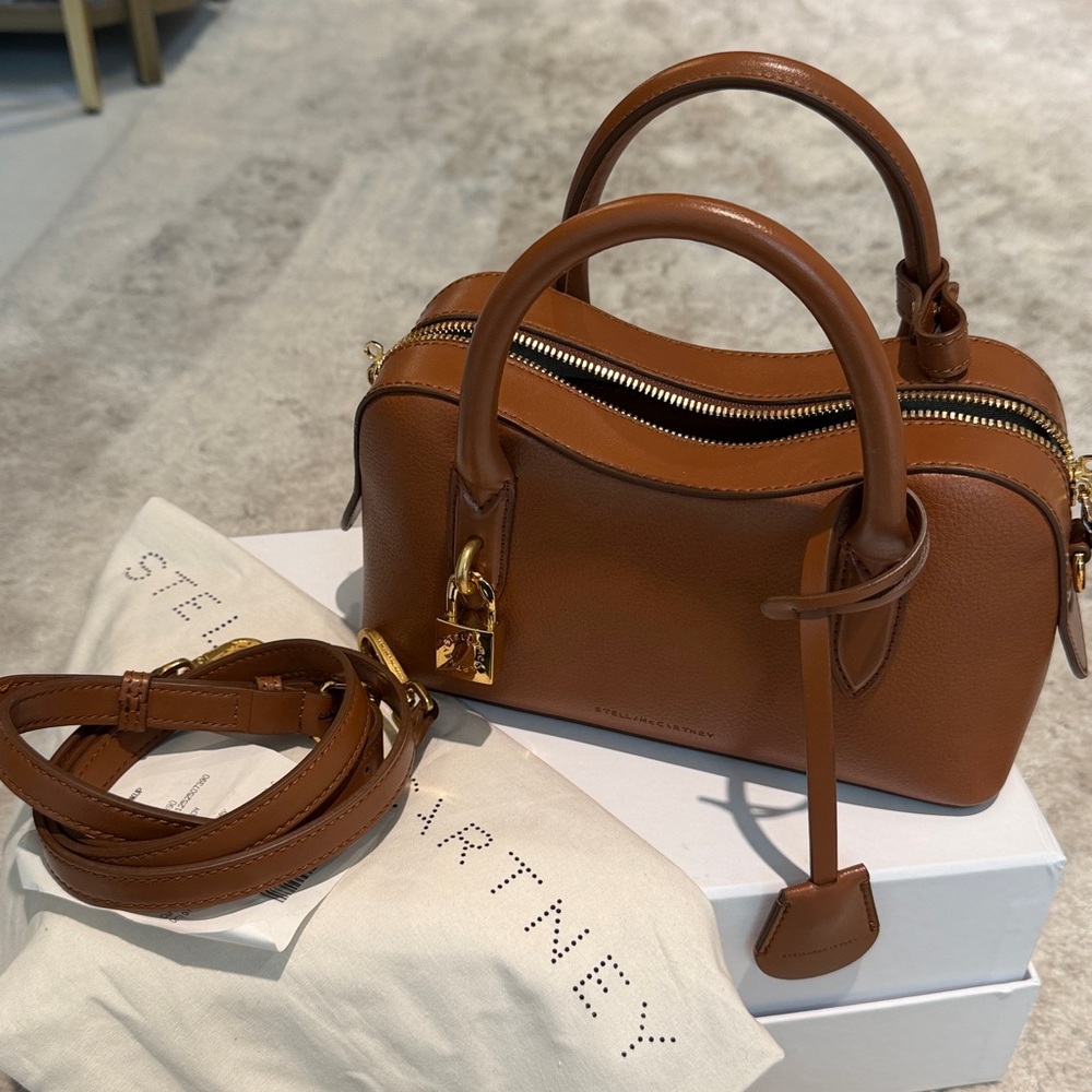 Stella McCartney Tan Satchel Bag - Picture 7 of 11